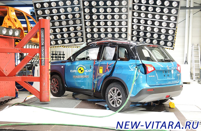 Краш-тест EuroNCAP Suzuki Vitara 2015